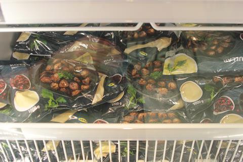 Meatballs in Ikea's Order and Collection unit